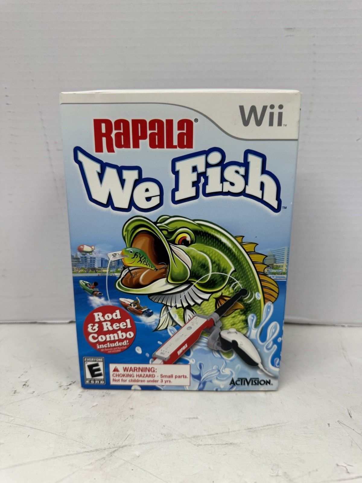 Rapala: We Fish with Rod - Nintendo Wii- 2 Nunchucks And Ree