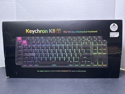 Keychron K8 Wireless Mechanical Keyboard White Backlight Gateron