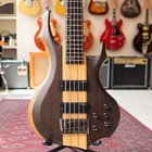 ESP LTD F-5EM Neck Thru - Natural Satin - Hard Case - Preowned