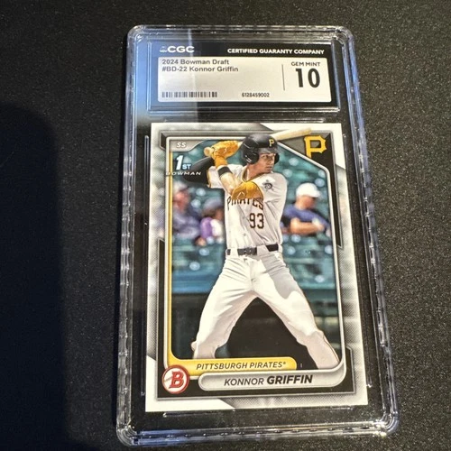 2024 Bowman Draft Konnor Griffin #BD-22.  Gem Mint 10