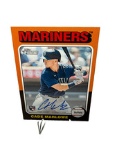 Cade Marlowe 2024 Topps Heritage High Number Real One Auto RC #ROA-CMA Mariners