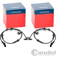 2X Bremi ABS-SENSOR Raddrehzahl Hinten Passend FüR CitroËN C1 Peugeot 107 108 TO