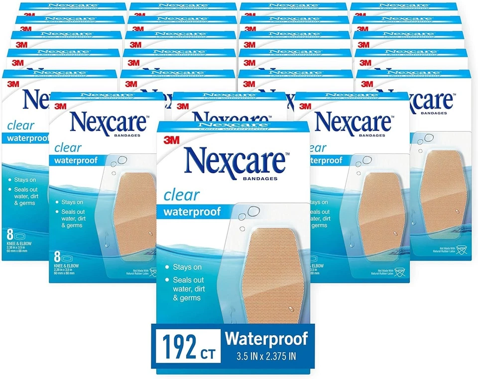 Bulk Waterproof Bandages, 8-Count Packs for Knee and Elbow - Image 3 of 4