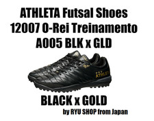 Zapatos de fútbol sala ATHLETA 12007 O-Rei Treinamento A005 BLK x GLD 12007blkxgld