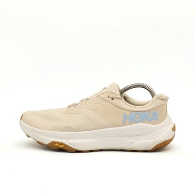 Hoka One Damen W Transport Schuh Beige Textil Low-Top Atmungsaktiv Sneaker EU 40