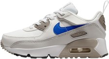Little Kid's Nike Air Max 90 Easyon White/Racer Blue-College Grey HF6357 105