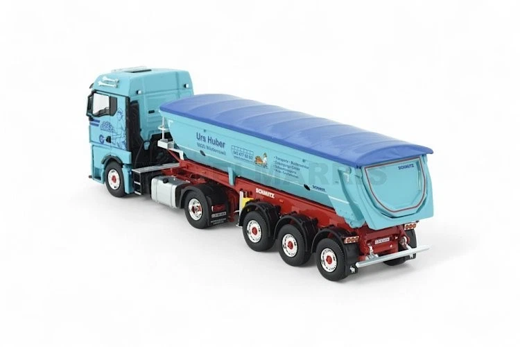 TEKNO 86007 MAN TGX GM con semirimorchio vasca - Urs Huber 1/50 - Immagine 4 di 4
