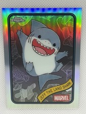 2025 Topps Chrome Marvel - Refractor #156 Jeff the Land Shark