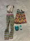 Barbie Doll Fashion Fever Love Owl Striped Pajama PJ Set Rare Nightgown Stuffy — photo 3