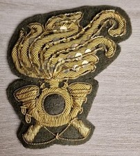 WW1 WW2 FREGIO BERRETTO RIGIDO UFFICIALE BERSAGLIERI ESERCITO ITALIANO NUOVO