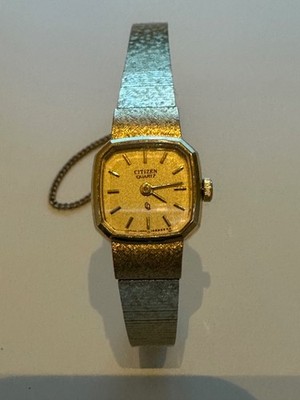 Citizen Quartz Damen - Oktober 1982 - Kaliber 1000 - vergoldet