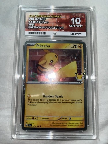 Pokémon TCG Pikachu Pokemon Day Collection Ace 10
