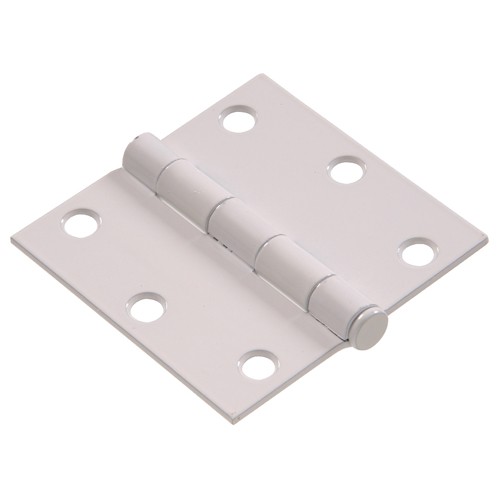 Hillman Square Corner Door Hinge White (3-1/2") 851280