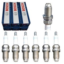 6 Bosch Zündkerzen FR 7 LDC für Audi BMW Dacia Fiat Mini Opel Renault Seat Skoda
