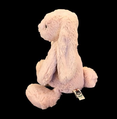 JELLYCAT Original Pink Bashful Bunny Medium Pink Tail 12” | eBay