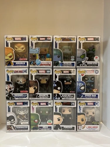 Funko Pop Mix Lot Of 12 Marvel - Spider-Man, Guardians Of Galaxy, Daredevil +