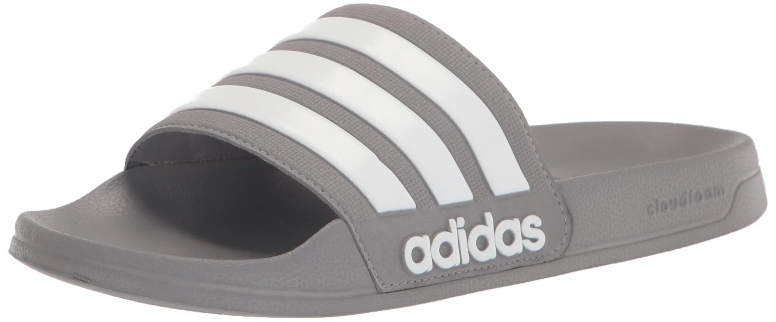 Scivolo doccia adidas unisex adulto grigio bianco grigio 10 donna 9 uomo