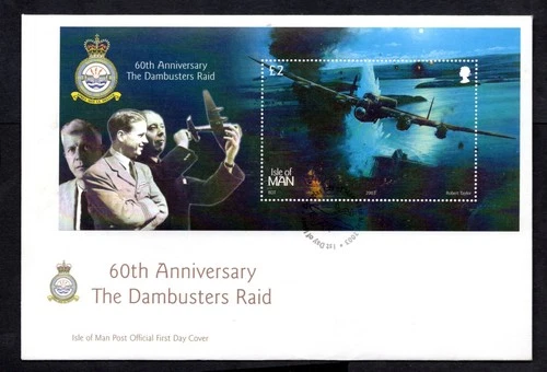 Isle of Man - 2003 60th Anniversary of the Dambusters Raid MS First Day Cover