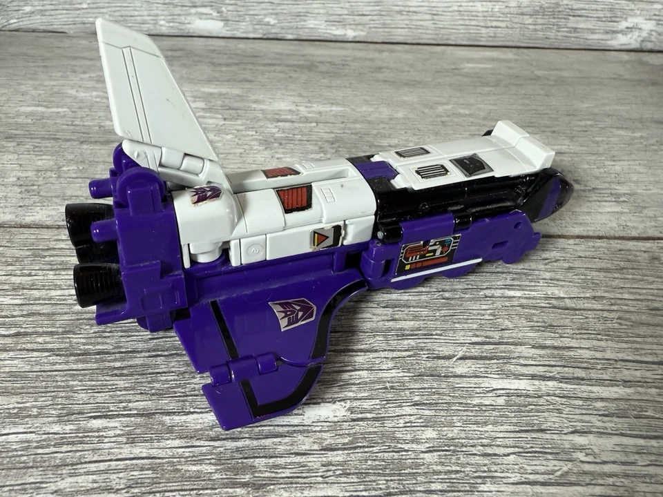 Figura de acción Astrotrain Vintage 1985 G1 Transformers Hasbro (ARMA FALTANTE) Foto 4 de 4