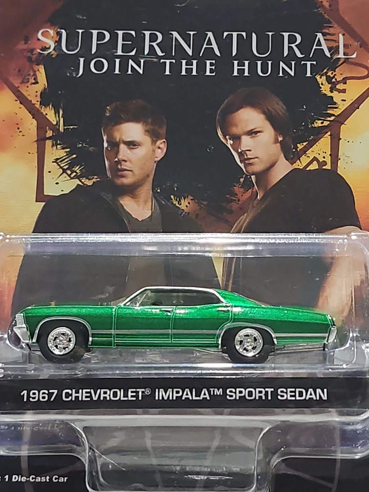 Chevrolet Impala 1967 Greenlight Hollywood Supernatural sedán deportivo verde Foto 2 de 4