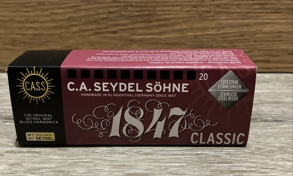 C.A. Harmônica sintonizada SEYDEL Blues 1847 Classic Wilde Rock "A" 16220A - Imagem 2 de 4