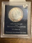 1881-S Morgan Silver Dollar Redfield Collection Black Paramount Holder, Toned