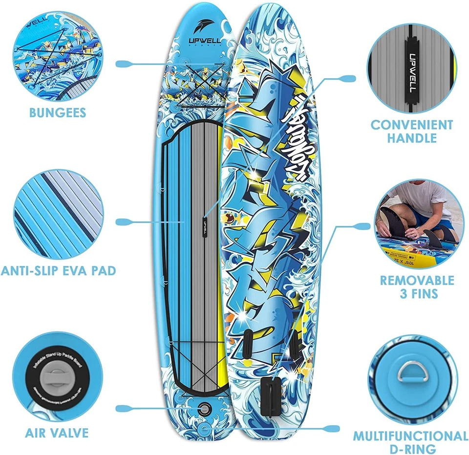 10’6”x32”x6”Inflatable Stand Up Paddle Board X0035CM04F - Image 2 of 4