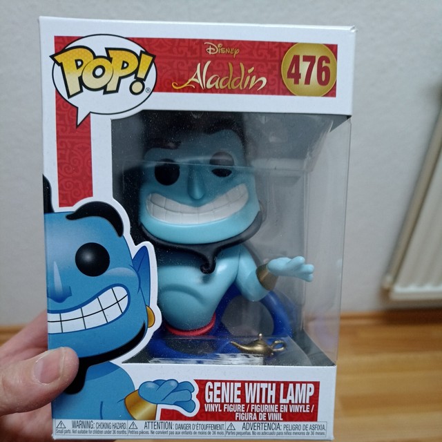 Disney Aladdin Pop Figur / Genie eith Lampe Nr.476 Disney Aladdin Pop Figur / Genie eith Lampe Nr.476