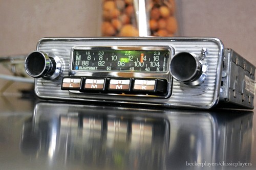 Blaupunkt Koln 455kHz 70' Chrome Radio player Mercedes Porsche 911 912 BMW Aston