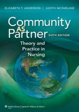 Community As Partner : Theory and Practice in Nursing, Paperback by Anderson,...