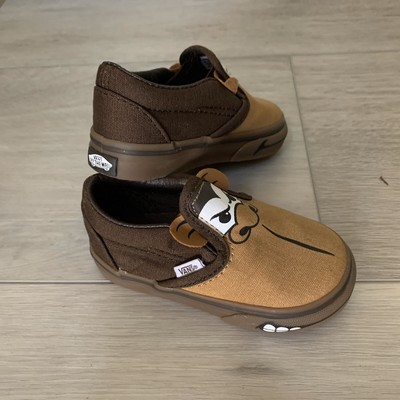 brown toddler vans