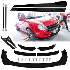 Front Rear Bumper Lip Spoiler Body Kit Splitter Side Skirts For Chevrolet Blazer