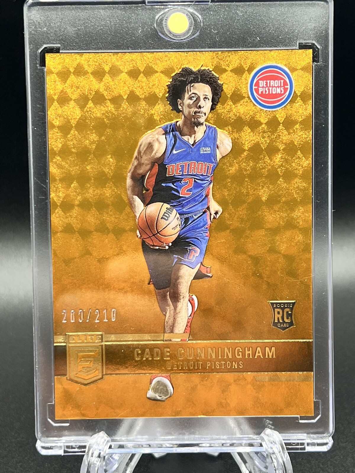 2021-22 Donruss Elite Cade Cunningham Rookie RC Orange 200 /210 Pistons SSP