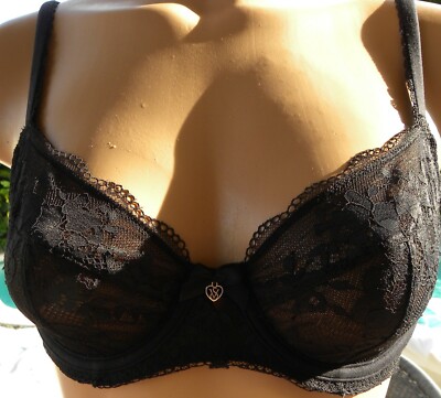 Soutien-gorge Victoria's Secret Body By Victoria 34B - Demi Doublé Corail à Armatures, Neuf Avec étiquettes