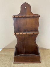 Vtg Hand Made Farm House Country Solid Wood W...