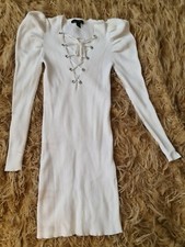 White DRESS FOREVER 21 - BEAUTIFUL 