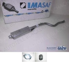 IMASAF Auspuff Mitteltopf, MSD für Citroen / Peugeot Saxo + 106 II