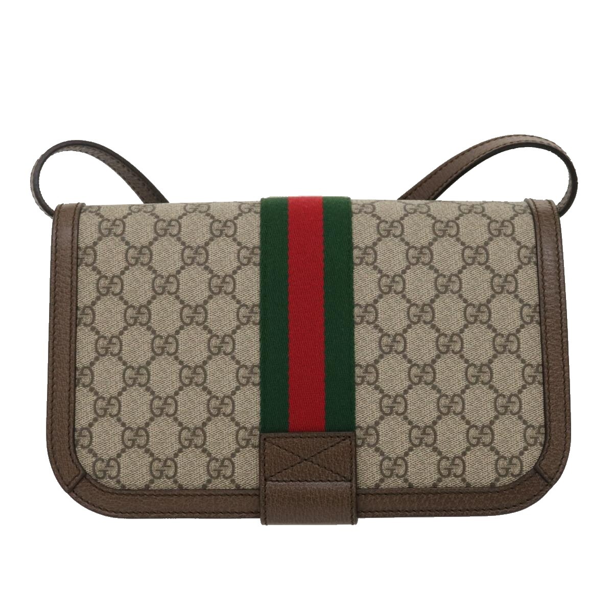 Gucci grey GG Supreme Ophidia Cross-Body Bag