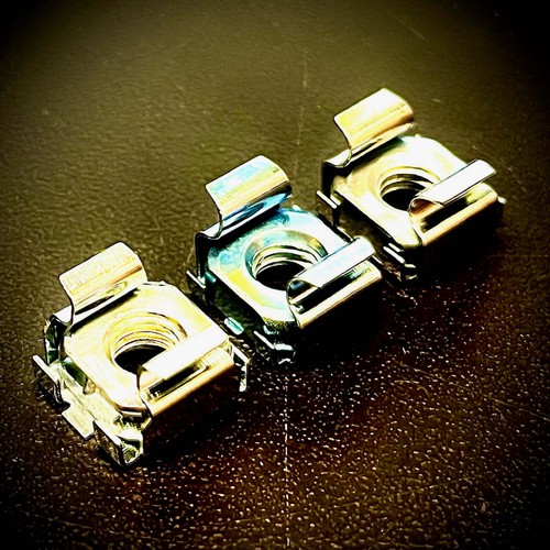 M6 Cage Clip Captive Nut plus M6 x 15 Pozi Pan Machine Screw - Picture 6 of 23