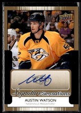 2014-15 Upper Deck Signature Sensations Austin Watson #SS-AW