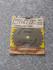 Mil-spec circular saw 6 1/2 inch combination wood saw blade made in USA