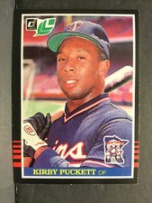 1985 Leaf Baseball #107 Kirby Puckett Minnesota Twins Rookie Card RC Sku522B3