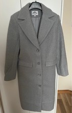 Na-kd X Rianne Meijer Light Grey Coat Mid Lenght / Long For Woman Size 34