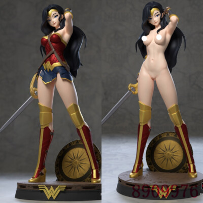 Wonder Woman 3D Printing Figure Unpainted Model Sculpture GK Blank Kit Stock