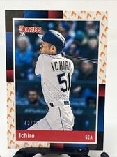 Ichiro Suzuki 2022 Donruss On Fire Retro Variation /75 #240 Seattle Mariners