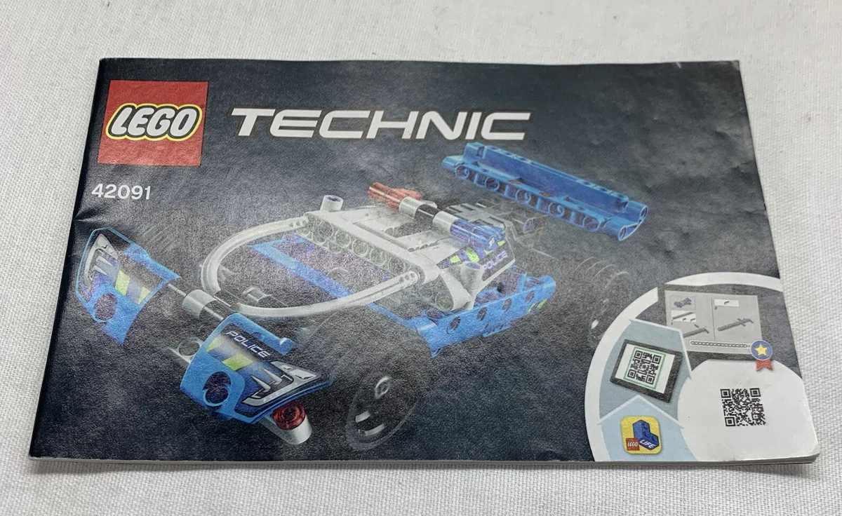 Lego Technic Manual For Set 42091 Police Pursuit NO BRICKS eBay