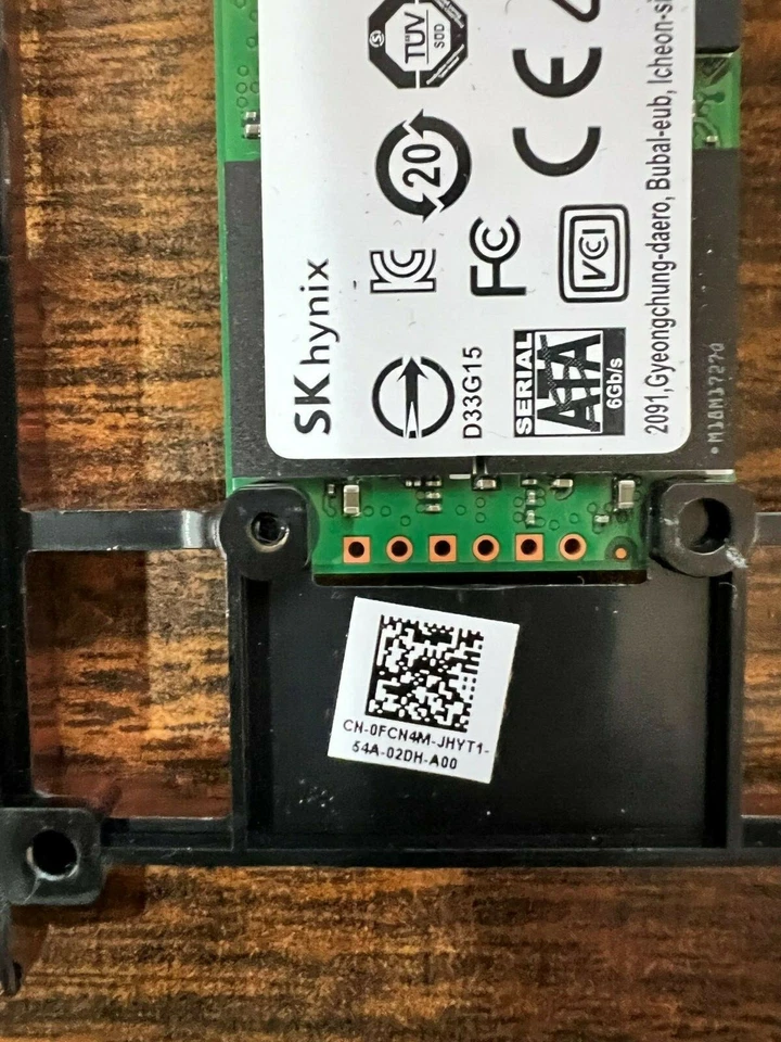 Dell 096JYY SC210 mSATA 256GB SSD Model HFS256G3AMND-2200A w/cable Caddy ZBU10 - Image 3 of 4