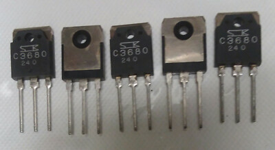 2SC3680 Sanken Power Txr  7A 800V lot of 8  buy 2 lots get 1 lot free old stock
