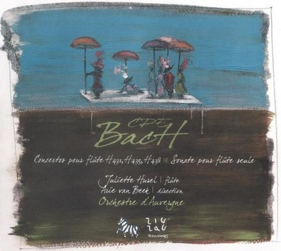JULIETTE HUREL PATRICK AYRTON JEAN-MARIE TROTEREAU - Bach: Flute Concertos - CD
