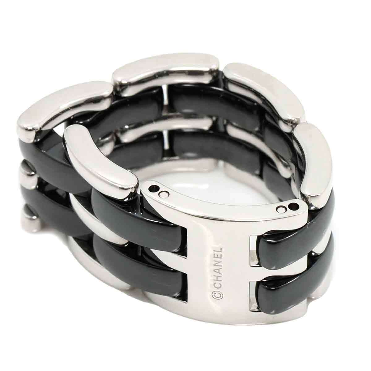 CHANEL ULTRA Ring Black Ceramic 18K WG 750 Size59 8.25(US CHANEL ULTRA Ring Black Ceramic 18K WG 750 Size59 8.25(US